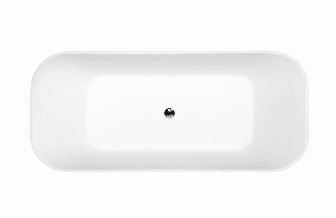 CADA FREESTANDING ASSOS 160X70, WHITE